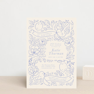 Love Birds Baby Shower Postcards