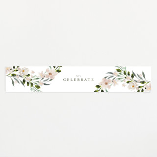 Petite Wreath Baby Shower Belly Bands