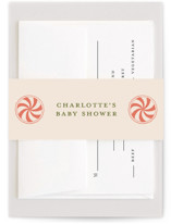 Peppermint Baby Shower Belly Bands