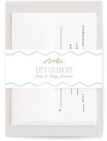 Bunny Crest Baby Shower Belly Bands