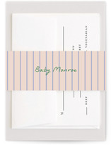 Parisian Cafe Baby Shower Belly Bands