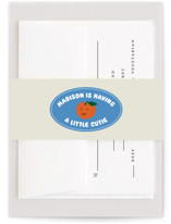 little cutie sticker Baby Shower Belly Bands