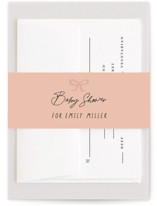 Stamp Baby Shower Belly Bands