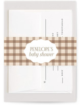 Teddy Bear Stripes Baby Shower Belly Bands