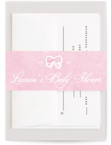 un hochet Baby Shower Belly Bands