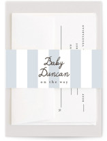 Scallop & Little Bow Baby Shower Belly Bands