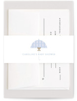 Plaid Brolly Baby Shower Belly Bands