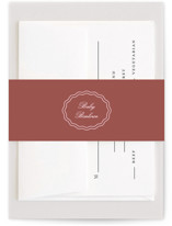 ripple border Baby Shower Belly Bands