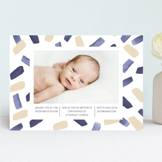 Paint Dash Baptism and Christening Invitations