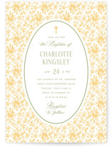 Calico Baptism and Christening Invitations