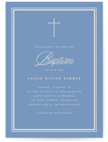 Classic blessings Baptism and Christening Invitations