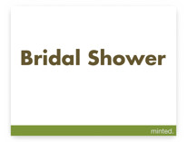 Bridal Shower Signs