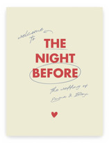 Love Note Wedding Party Signs