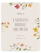 Garden Wedding Party Signs