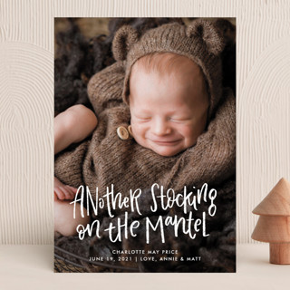 Another Stocking Holiday Birth Announcements