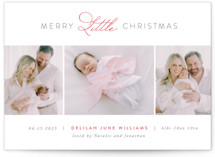 Christmas Baby Holiday Birth Announcements