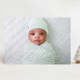 Little Love Holiday Birth Announcements