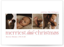 Little Merriest Holiday Birth Announcements