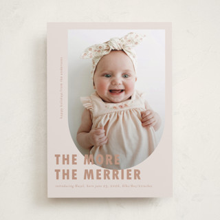 Viola Holiday Birth Announcements