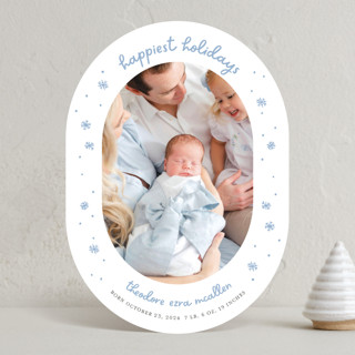 Baby's First Holiday Birth Announcements