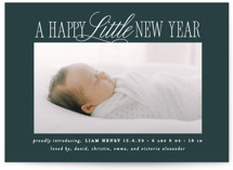 Littlest Christmas Holiday Birth Announcements