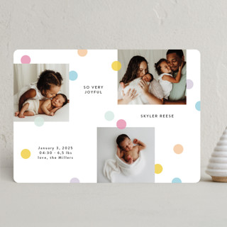 New big love Holiday Birth Announcements