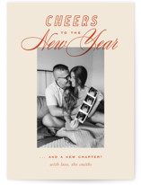 Retro Holiday Birth Announcements