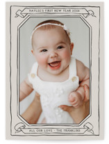 Scroll Holiday Birth Announcements