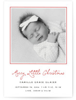 baby Noel Holiday Birth Announcements