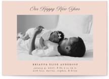 Our Happy New Year Holiday Birth Announcements