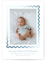 Ric Rac Foil-Pressed Birth Announcements