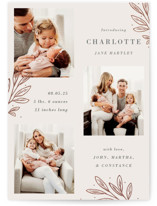 Foil-Pressed Birth Announcements