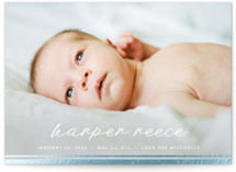 Foil-Pressed Birth Announcements