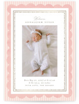 Fia Foil-Pressed Birth Announcements