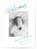 Sweet Welcome Foil-Pressed Birth Announcements