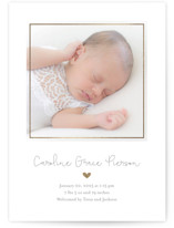 Foil-Pressed Birth Announcements