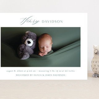 Named Grand Birth Announcements