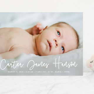 Cuddle Grand Birth Announcements