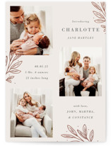 Foil-Pressed Grand Birth Announcements