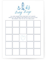 Coastal Baby Baby Shower Game Cards
