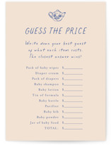 Doodle Tea Party Baby Shower Game Cards