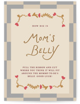 Dream Pony Baby Shower Game Cards