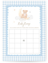 Dreamy Bear Baby Shower Game Cards