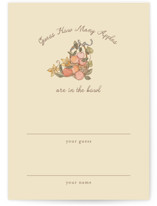 Autumn Harvest Baby Shower Game Cards