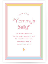 Little Sweetheart Baby Shower Game Cards