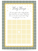 Over the Moon Baby Shower Game Cards