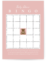 Beary Cute Baby Shower Game Cards