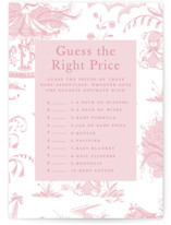 Baby Toile Baby Shower Game Cards