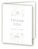 Cloud Cover Gloss-Press® Baby Shower Thank You Cards