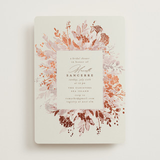 Bridal Sprinkle Foil-Pressed Bridal Shower Invitations